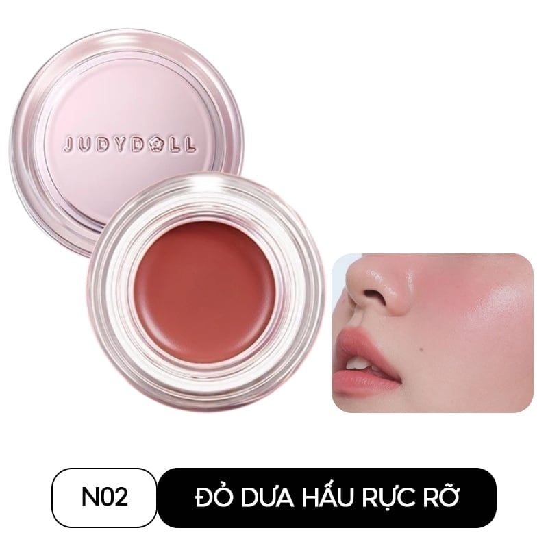 Son Môi & Má Hồng Kem Đa Năng Judydoll Watery Multiuse Color Balm 6g