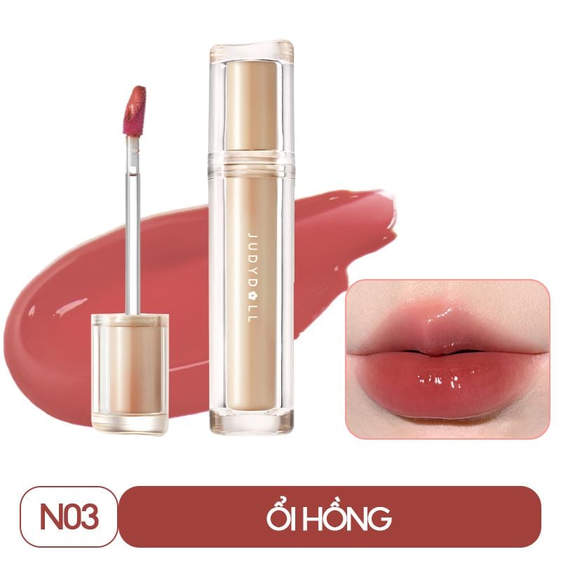 Son Tint Bóng Judydoll Iced Tea Watery Lip Gloss 2.4g