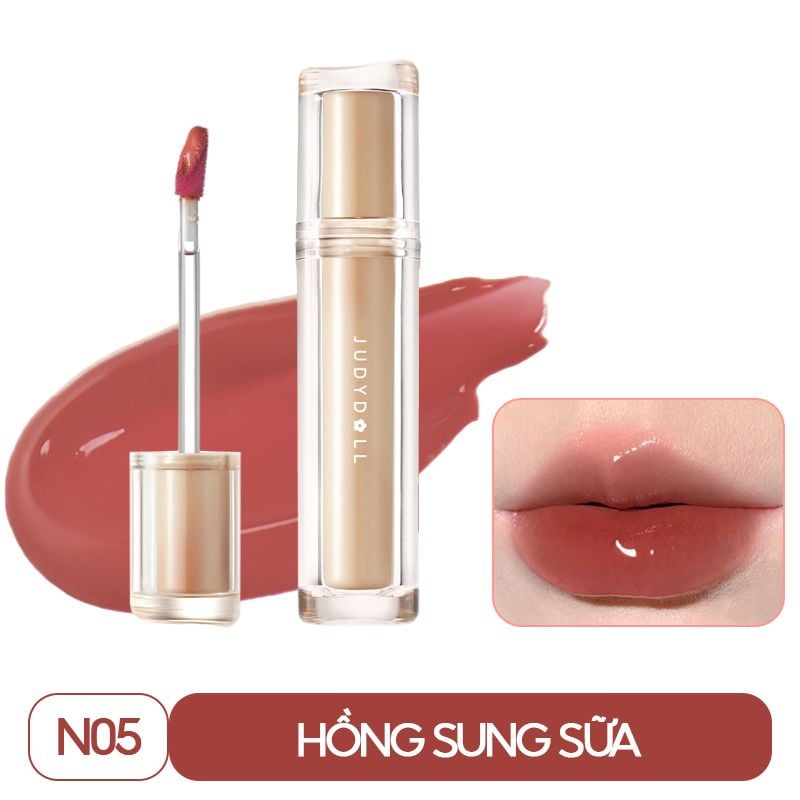 Son Tint Bóng Judydoll Iced Tea Watery Lip Gloss 2.4g