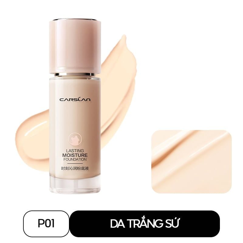 Kem Nền Carslan Dưỡng Ẩm, Kiềm Dầu Lâu Trôi Lasting Foundation 30g