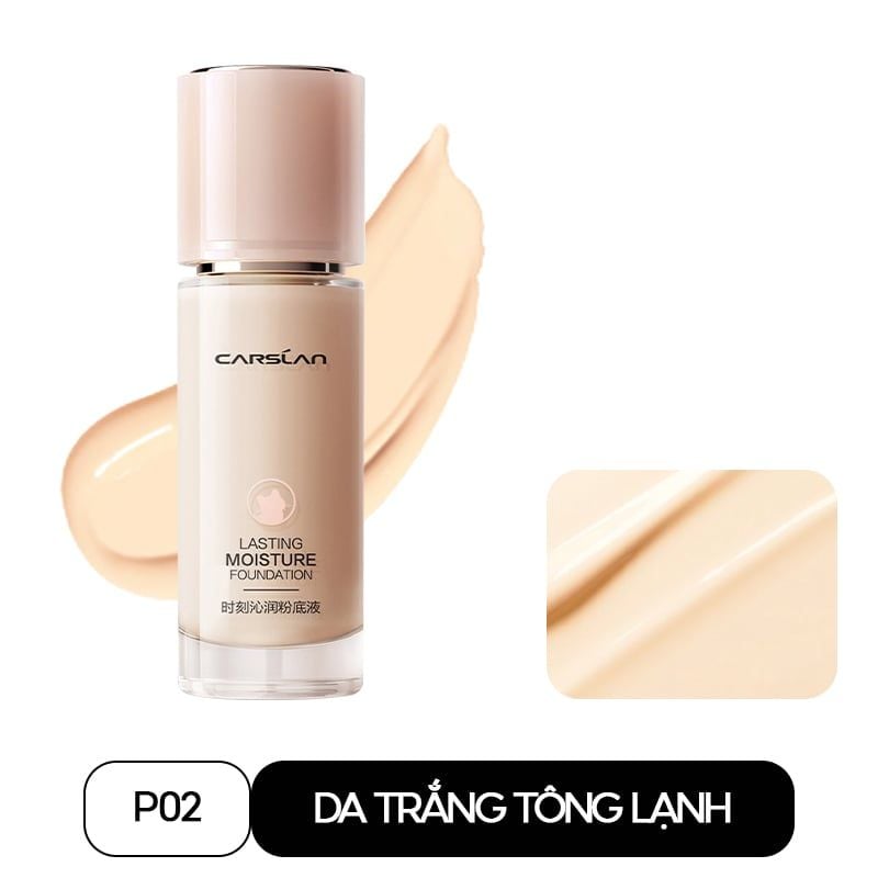 Kem Nền Carslan Dưỡng Ẩm, Kiềm Dầu Lâu Trôi Lasting Foundation 30g