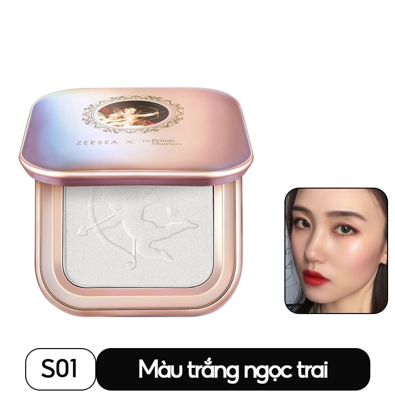 Phấn Bắt Sáng Màu Sắc Lấp Lánh Zeesea Highlight Pressed Powder