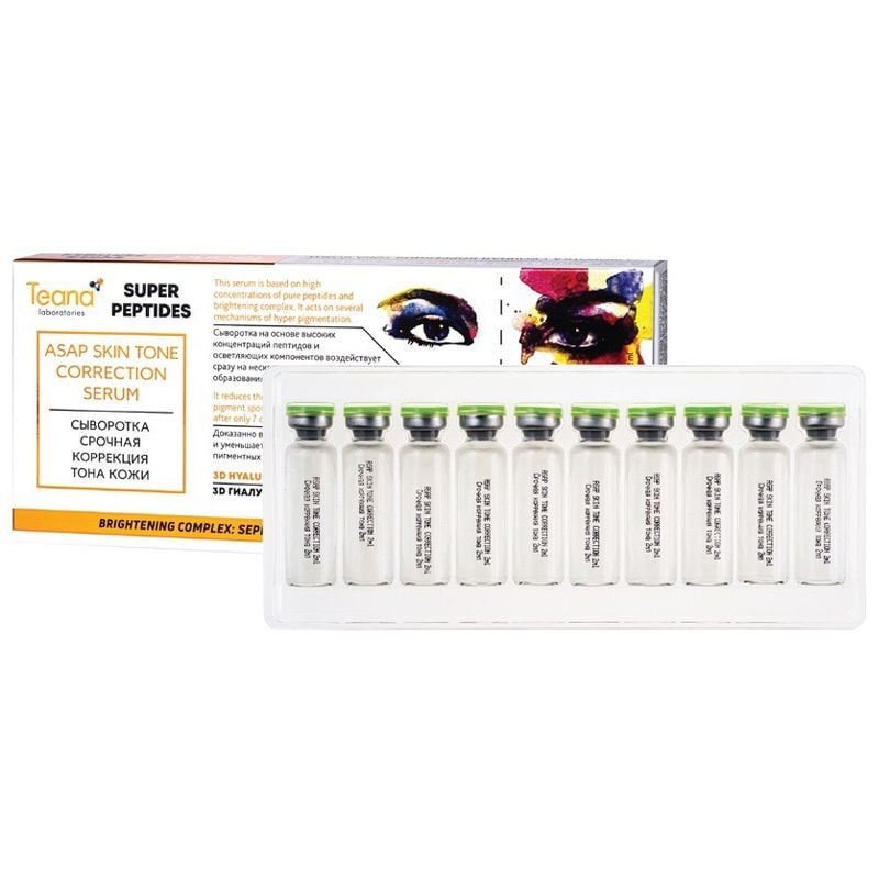Serum Teana Hỗ Trợ Dưỡng Sáng Da, Mờ Thâm Nám Super Peptides ASAP Skin Tone Correction Serum