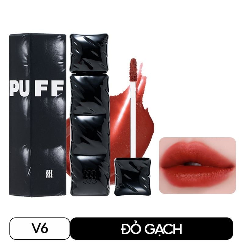 [NEW][V6 PUFFER] Son Kem Lì, Bền Màu, Lâu Trôi Merzy The First Velvet Tint