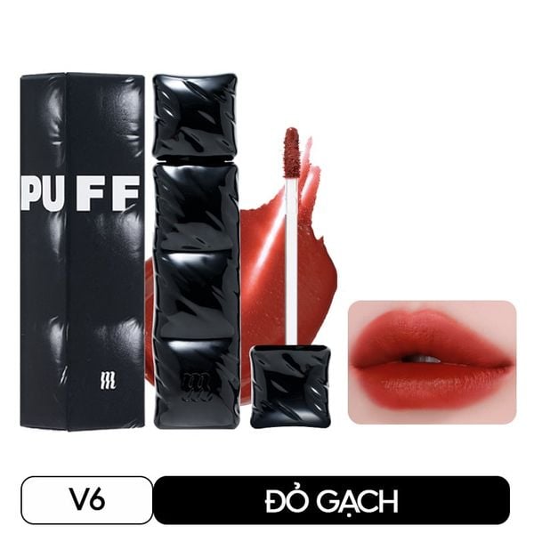 [NEW][V6 PUFFER][SON PHAO] Son Kem Lì Merzy Bền Màu, Lâu Trôi Puffer Velvet Tint 3.7g