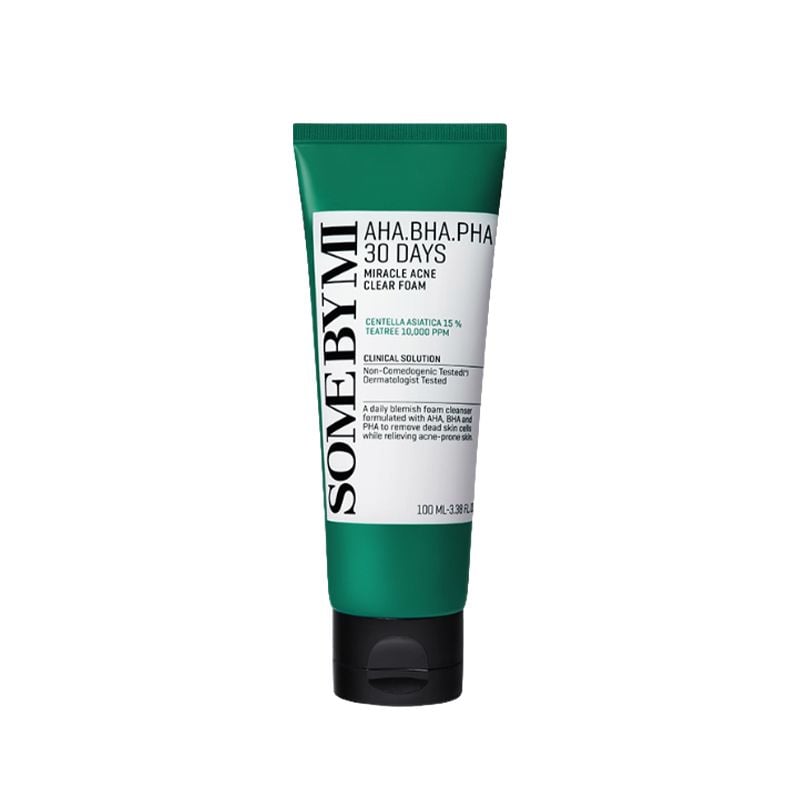 Sữa Rửa Mặt Some By Mi Tạo Bọt, Hạn Chế Mụn AHA-BHA-PHA 30 Days Miracle Acne Clear Foam 100ml