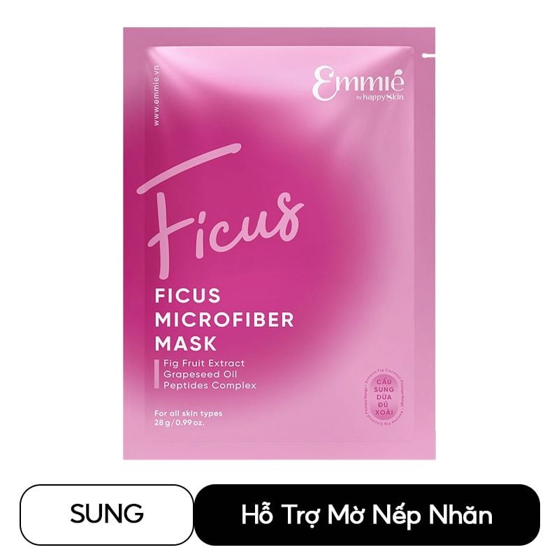 Mặt Nạ Vi Sợi Microfiber Emmié by HappySkin Microfiber Mask 28g