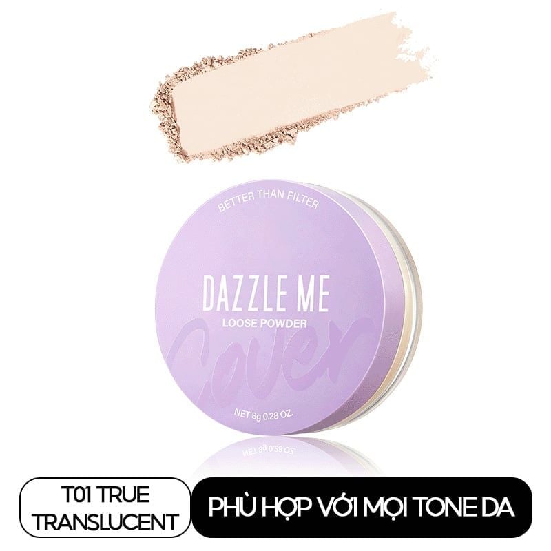 Phấn Phủ DAZZLE ME Dạng Bột Kiềm Dầu Better Than Filter Fixed Loose Powder 8g