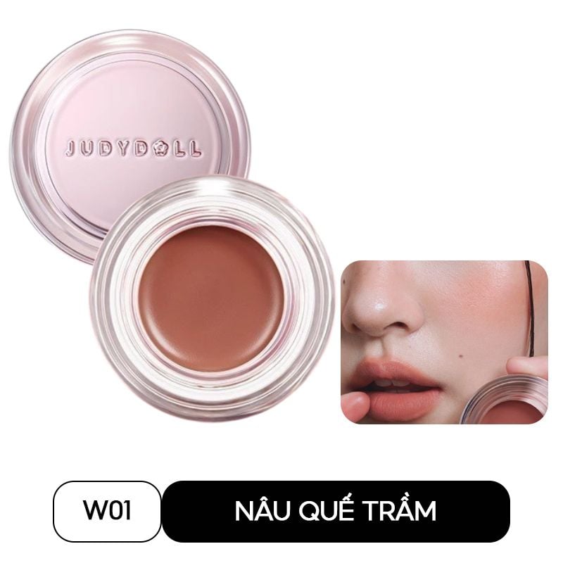 Son Môi & Má Hồng Kem Đa Năng Judydoll Watery Multiuse Color Balm 6g