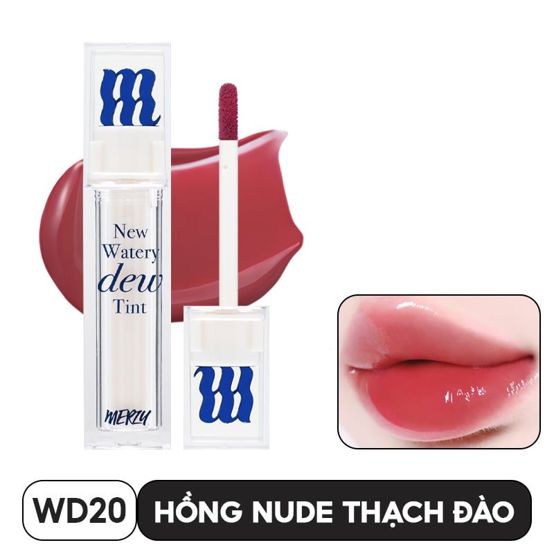 [New Dew] Son Tint Bóng Merzy Dạng Thạch, Bền Màu, Lâu Trôi Merzy New Watery Dew Tint 4g
