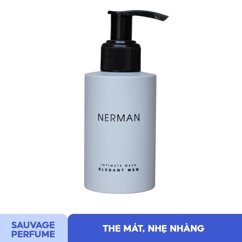 Dung Dịch Vệ Sinh Nam Nerman Perfume Intimate Wash Elegant Men 100ml (Che tên sản phẩm khi giao hàng)