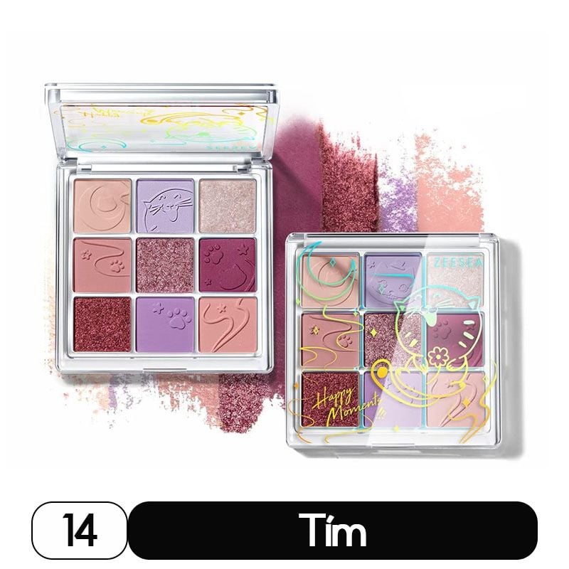 Bảng Phấn Mắt 9 Ô Xinh Xắn ZEESEA Dreamland Eyeshadow