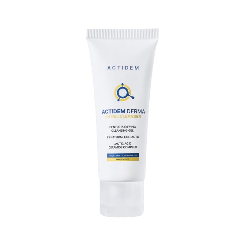 Gel Rửa Mặt Actidem Dành Cho Da Dầu Mụn Derma pH Gel Cleanser 150ml