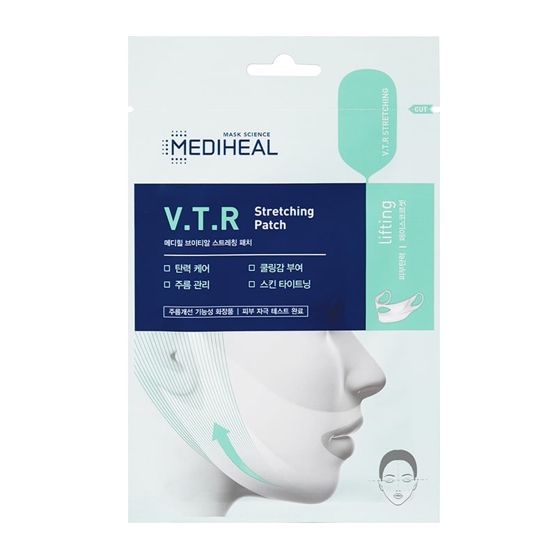 [Tạo mặt Vline không phẫu thuật] Mặt Nạ Nâng Cơ, Giảm Mỡ Thừa Tạo Hình V-Line Mediheal V.T.R Stretching Patch