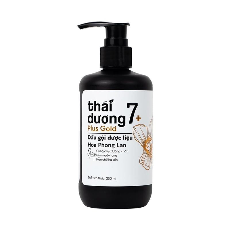 Dầu Gội Dược Liệu Hoa Phong Lan Thái Dương 7 Plus Gold 250ml