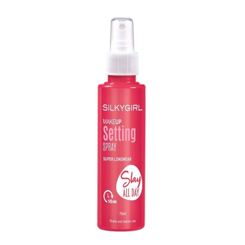 Xịt Cố Định Lớp Trang Điểm, Cấp Ẩm, Kiềm Dầu, Bảo vệ Da Silkygirl Makep Setting Spray  70ml