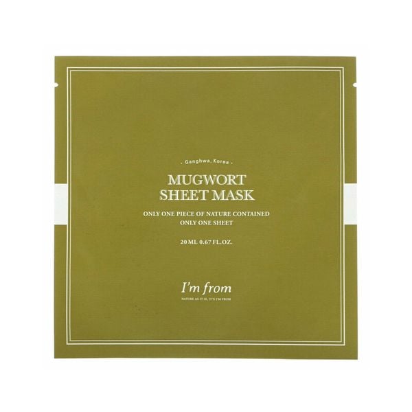  Mặt Nạ I'm From Cấp Ẩm, Làm Dịu Da Mugwort Sheet Mask 23ml 