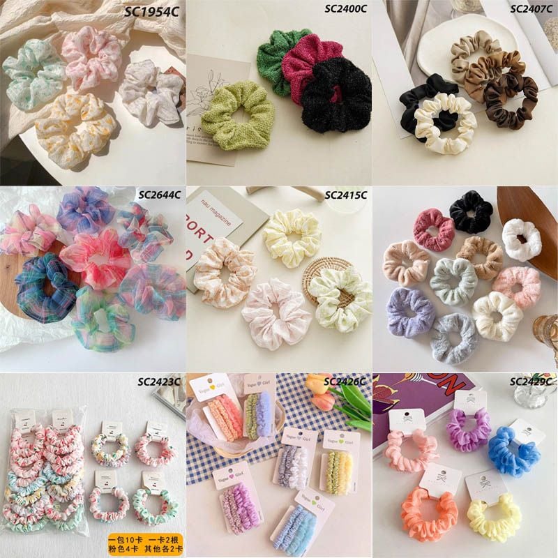 [NHẬP KHẨU] Dây Buộc Tóc Xinh Xắn, Thời Trang, Họa Tiết Dễ Thương, Phong Cách Hàn Quốc TOOLA Hair Bands Scrunchies