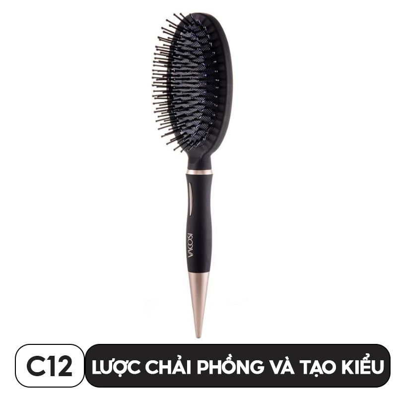 Lược Chải Tóc Gỡ Rối, Tạo Kiểu Và Phồng Tóc Vacosi For All Hair Types Styling Hairbrush