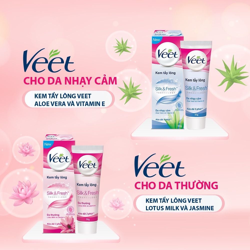 Kem Tẩy Lông Veet Hair Removal Cream