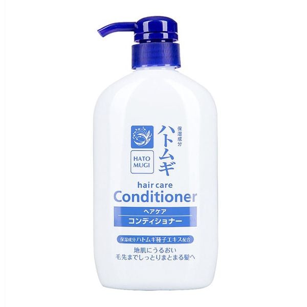  [600ml] Dầu Xả Cosme Station Chiết Xuất Hạt Ý Dĩ Hatomugi Non Silicon Conditioner 