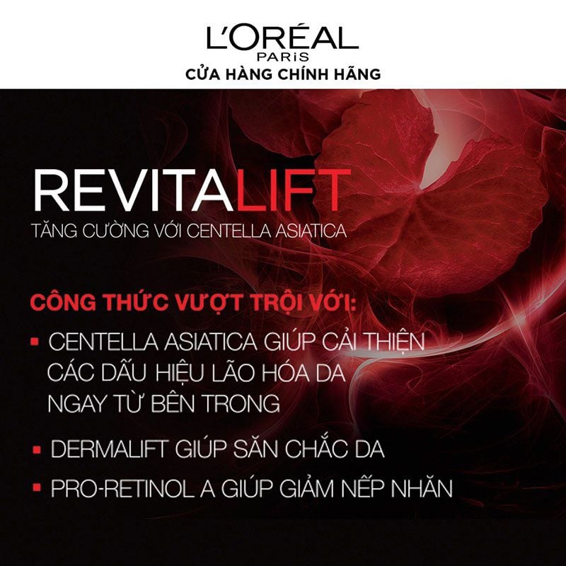 Sữa Rửa Mặt Làm Sạch, Căng Mịn Da L'oreal Revitalift Cleansing Foam 100ml