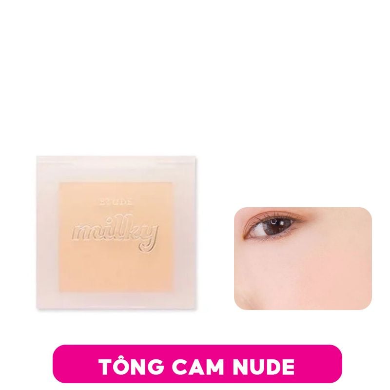 Phấn Má Hồng Etude Milky Milk Cheek 4.5g #BLUEBERRY MILK