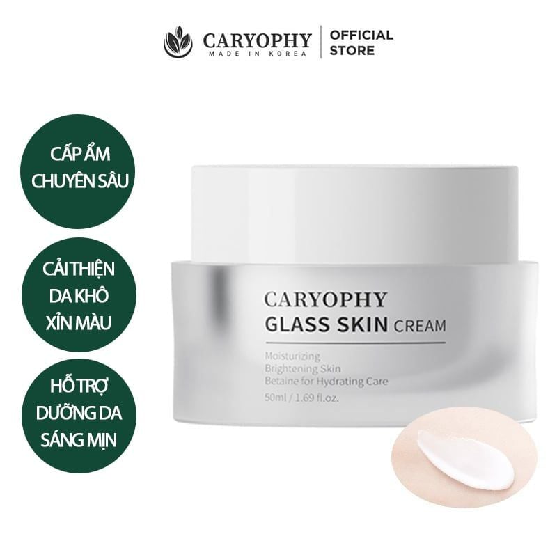 Kem Dưỡng Hỗ Trợ Dưỡng Sáng Da, Cấp Ẩm Da Caryophy Glass Skin Cream 50ml