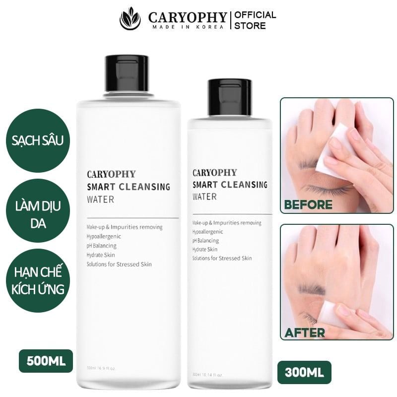 Nước Tẩy Trang Caryophy Dành Cho Da Dầu Mụn Smart Cleansing Water