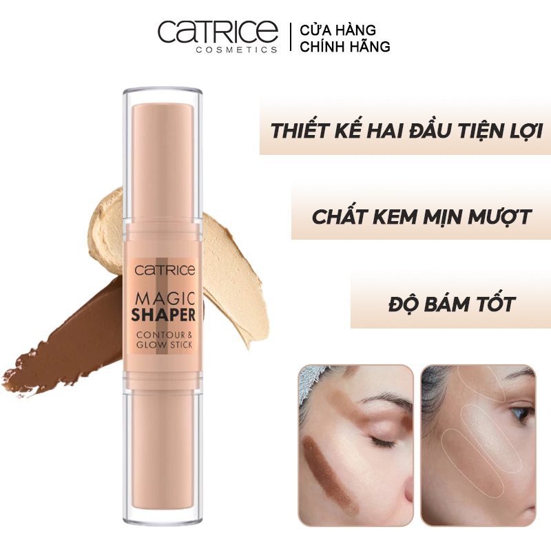 Bút Tạo Khối Và Bắt Sáng Catrice Magic Shaper Contour & Glow Stick 9g