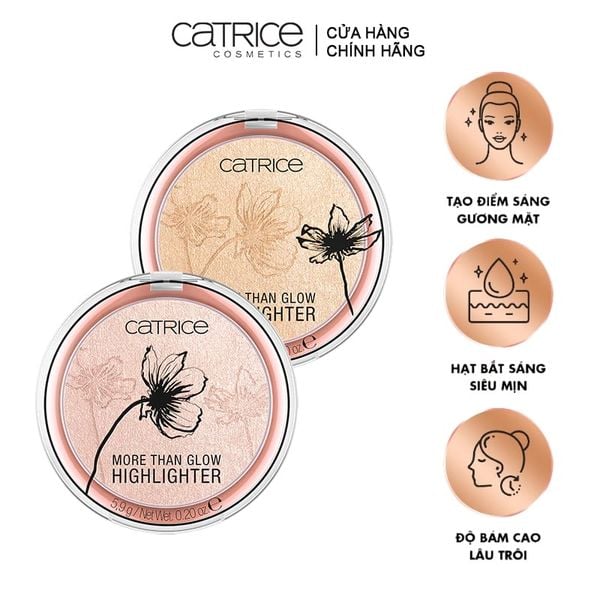Phấn Bắt Sáng Độ Bám Cao, Lâu Trôi Catrice More Than Glow Highlighter 5.9g