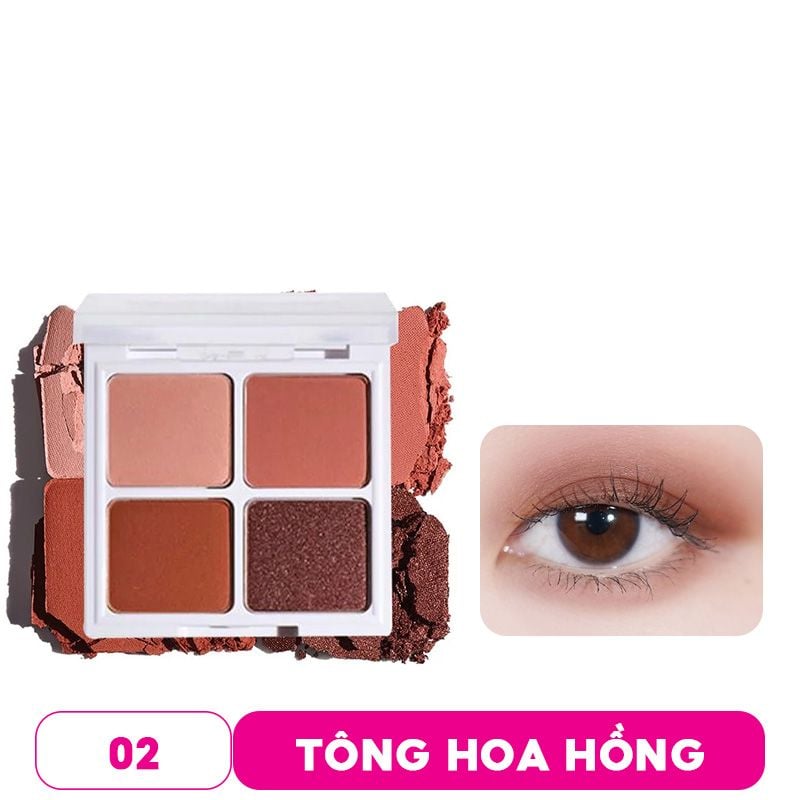 [Candylab x NCT Dream] Bảng Phấn Mắt 4 Ô Candylab Xinh Lung Linh Mood Warmer Eye Palette 6.4g #02