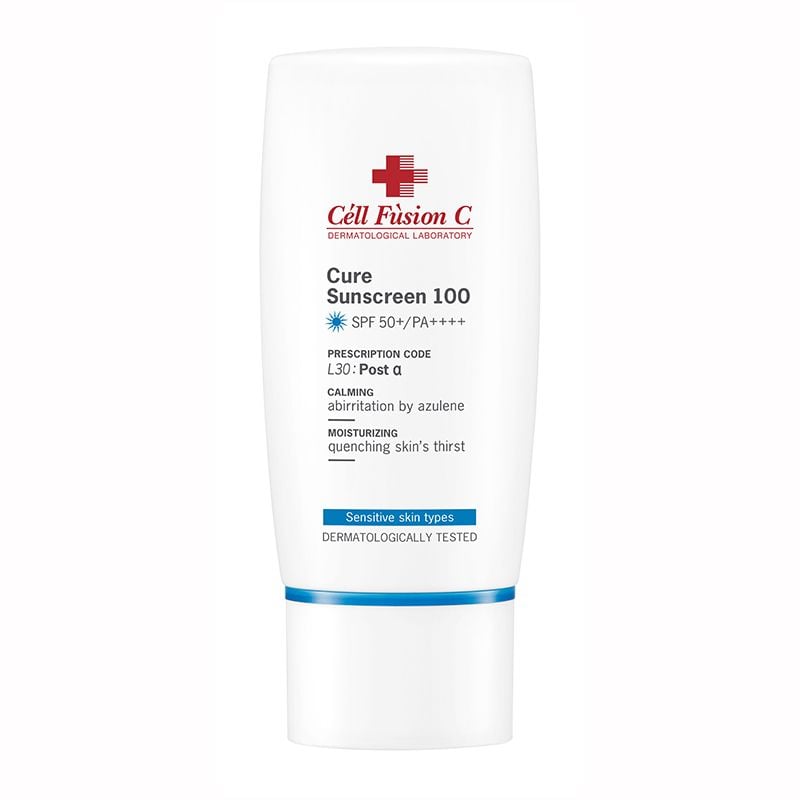 Kem Chống Nắng Dưỡng Ẩm, Cấp Nước Cho Da Khô, Dễ Kích Ứng Cell Fusion C Cure Sunscreen 100 50ml