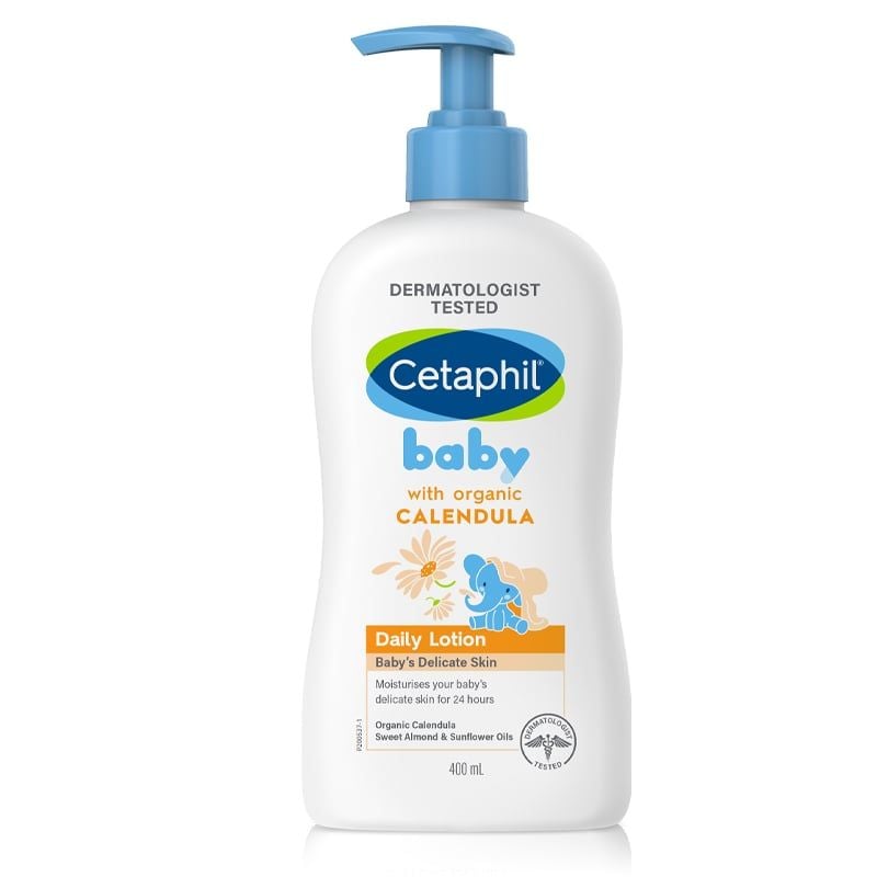 Sữa Dưỡng Da Trẻ Em Cetaphil Baby Daily Lotion With Organic Calendula 400ml