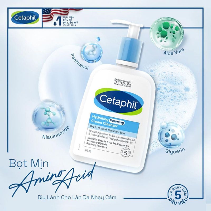 Sữa Rửa Mặt Cetaphil Lành Tính, Dịu Nhẹ Không Xà Phòng Gentle Skin Cleanser