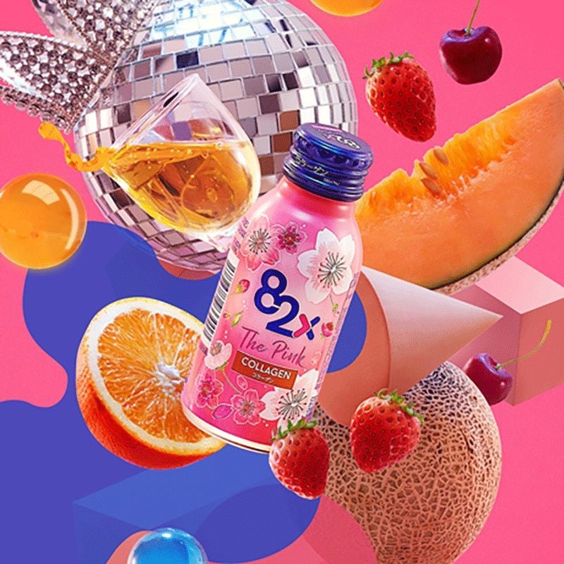 Nước Uống Bổ Sung Giúp Làm Đẹp Da Collagen 82X The Pink Collagen – THẾ GIỚI SKINFOOD