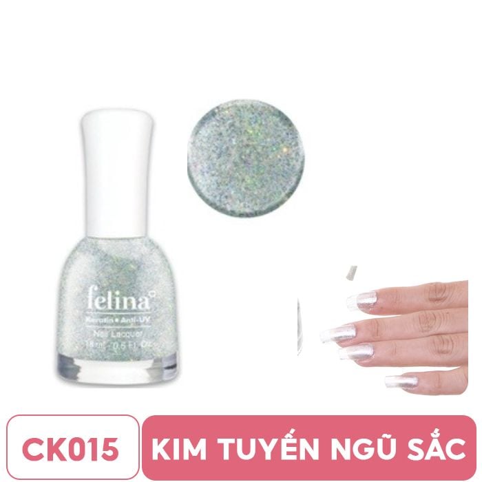 Sơn Móng Tay Lên Màu Chuẩn, Nuôi Dưỡng Móng, Màu Sắc Đa Dạng Felina Nail Lacquer 18ml