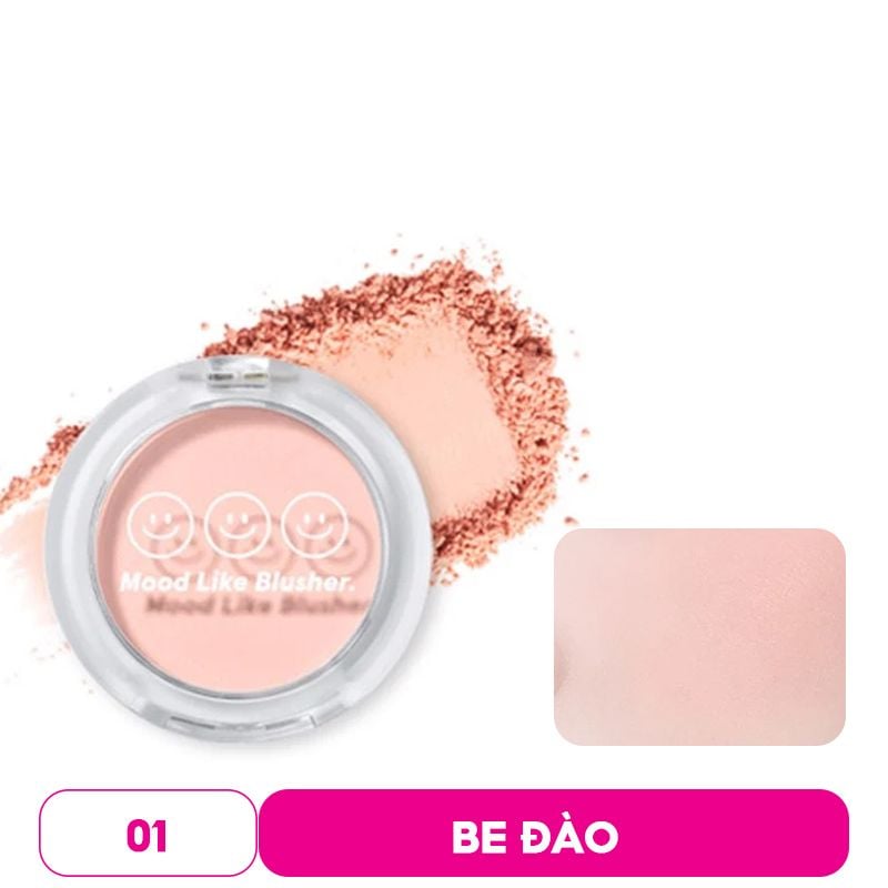 Má Hồng Dạng Nén Xinh Xắn Candylab Mood Like Blusher 4.5g #02