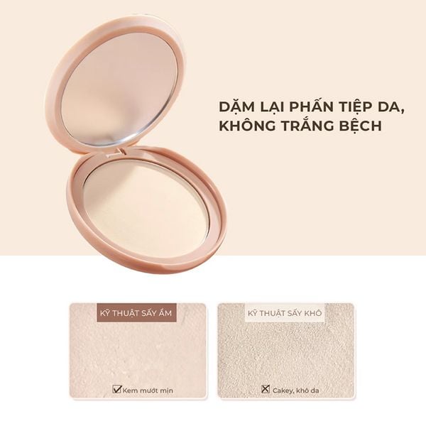  Phấn Nền Judydoll Dạng Nén Kiềm Dầu, Lâu Trôi Soft & Velvet Matte Powder Foundation 4g 