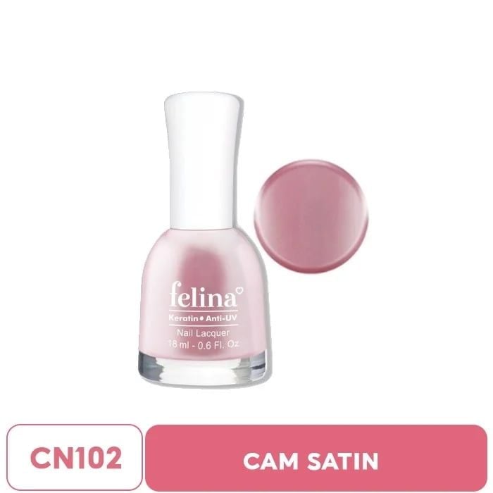 Sơn Móng Tay Lên Màu Chuẩn, Nuôi Dưỡng Móng, Màu Sắc Đa Dạng Felina Nail Lacquer 18ml