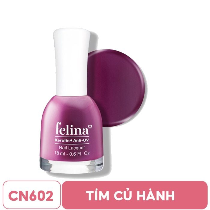 Sơn Móng Tay Lên Màu Chuẩn, Nuôi Dưỡng Móng, Màu Sắc Đa Dạng Felina Nail Lacquer 18ml