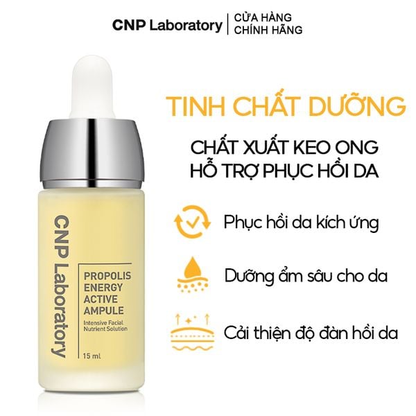  Serum CNP Tinh Chất Keo Ong Hỗ Trợ Phục Hồi Da Propolis Energy Active Ampule 15ml 