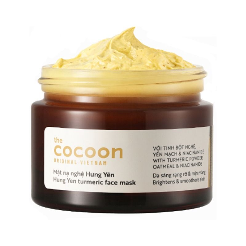 Mặt Nạ Rửa Chiết Xuất Nghệ Hưng Yên Cocoon Turmeric Face Mask