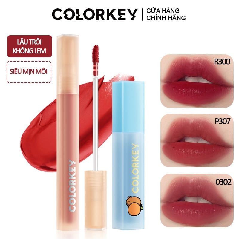 Son Kem Lì Siêu Mịn Môi Colorkey Soft Matte Water Tint