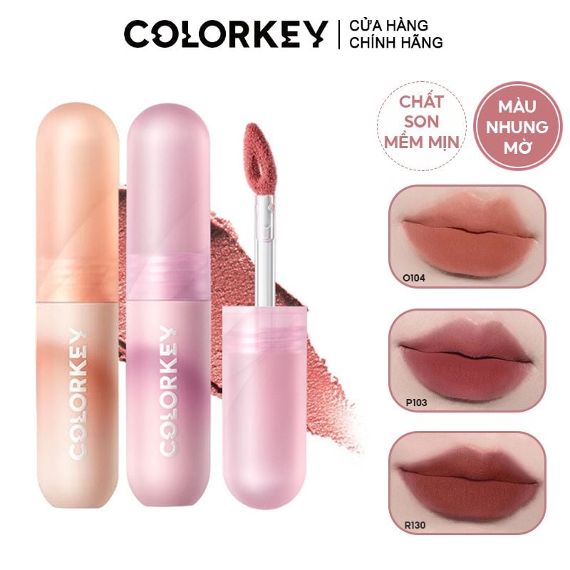 Son Kem Bùn Mềm Mịn Như Nhung Colorkey Mousse Lip Mud Matte 2g