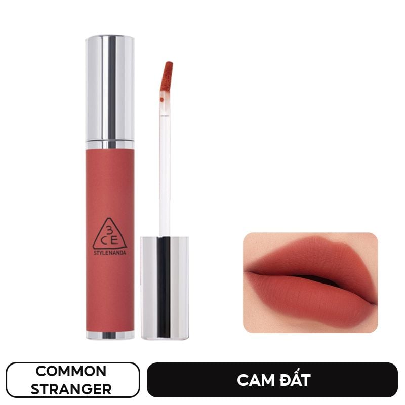 Son Kem Lì, Mịn Mượt Môi 3CE Hazy Lip Clay 4g