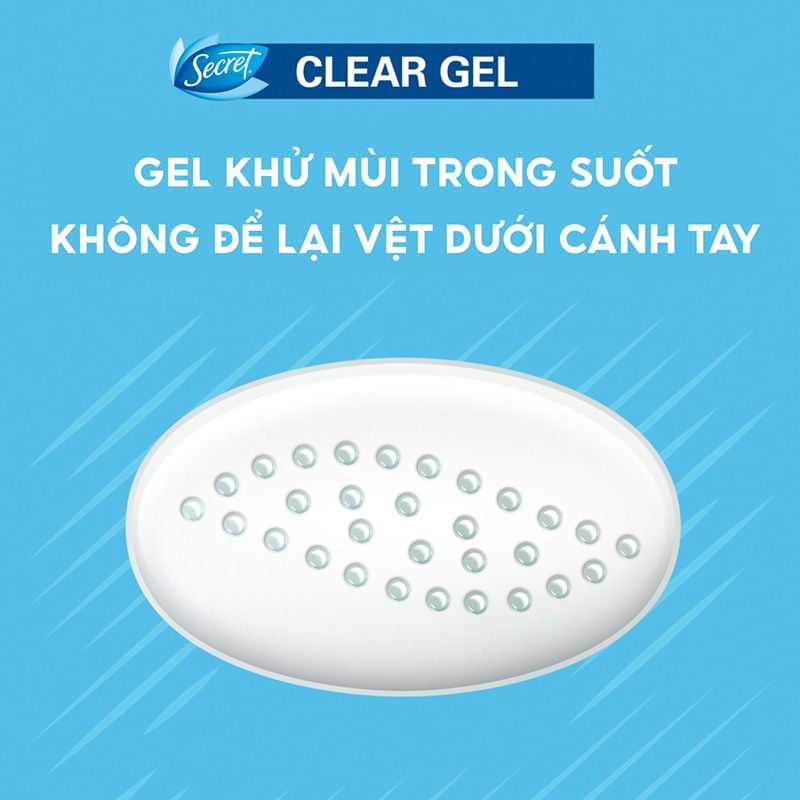 Gel Khử Mùi Và Giảm Tiết Mồ Hôi Dành Cho Nữ Secret Clear gel Cool Waterlily 73gm (hàng sắp về)