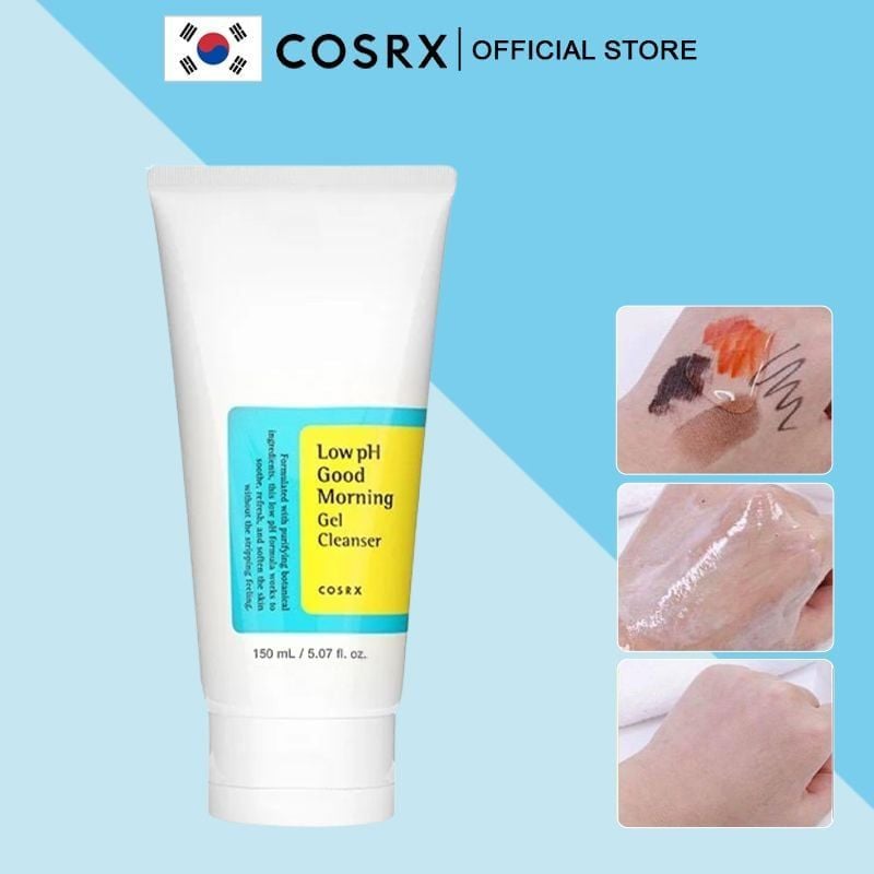 Sữa Rửa Mặt Cosrx Dạng Gel Dịu Nhẹ Low pH Good Morning Gel Cleanser 150ml