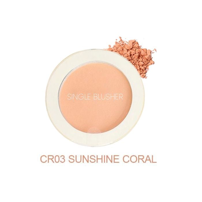 Phấn Má Hồng Hàn Quốc Xinh Xắn The Saem Single Blusher 5g