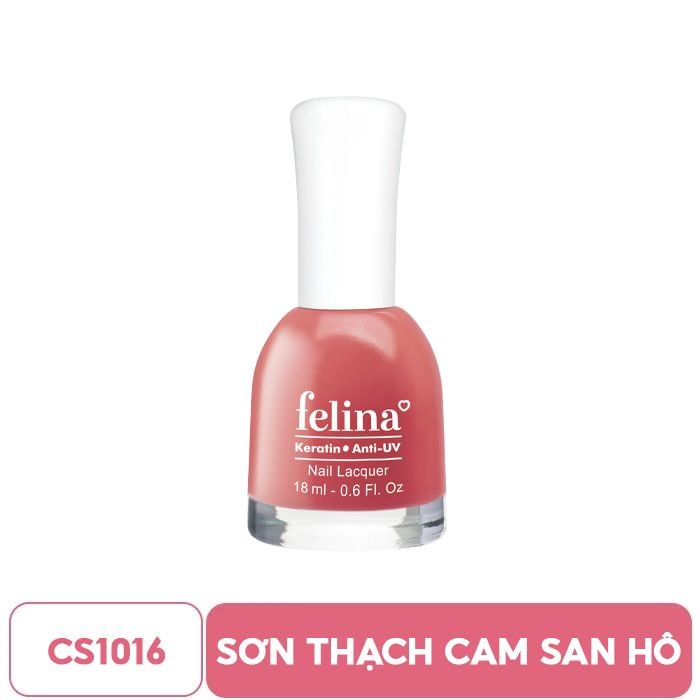 Sơn Móng Tay Lên Màu Chuẩn, Nuôi Dưỡng Móng, Màu Sắc Đa Dạng Felina Nail Lacquer 18ml